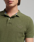 Organic Cotton Pique Polo Shirt for Men - David