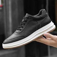 Men’s Leather Casual Dress Sneakers Comfortable and Stylish - Lucas