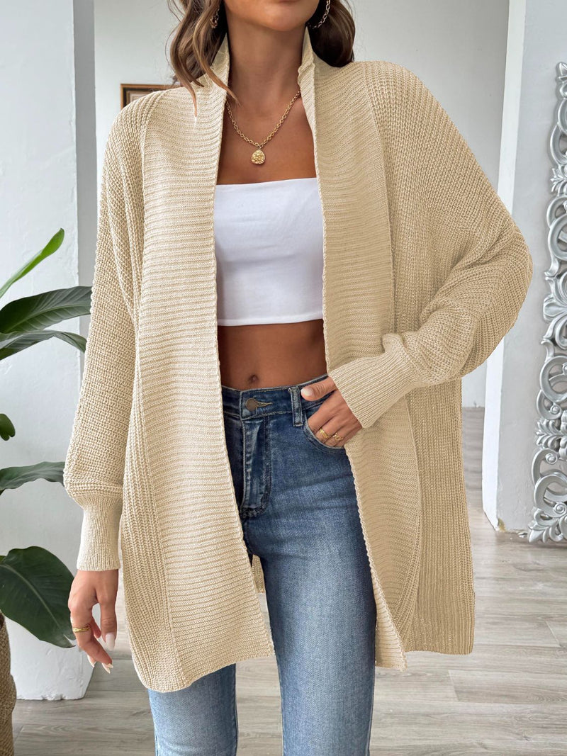 Stylish Women's Open Front Cardigan for Fall & Winter – Sophia