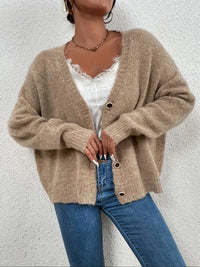 Wool Knit Cardigan for Women – Sophia