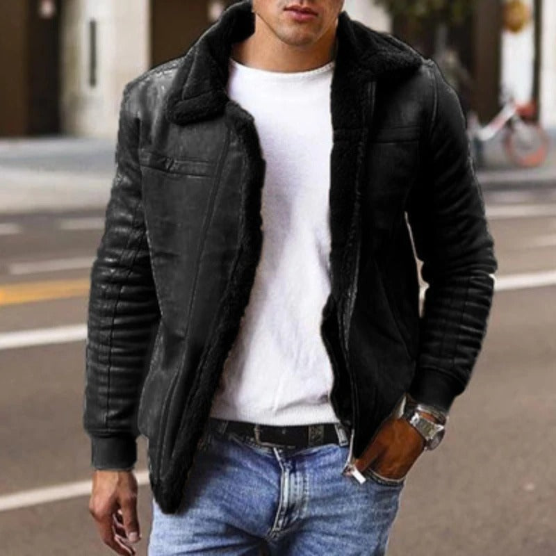 Men's Vintage Bomber Jacket with Modern Style – Lucas