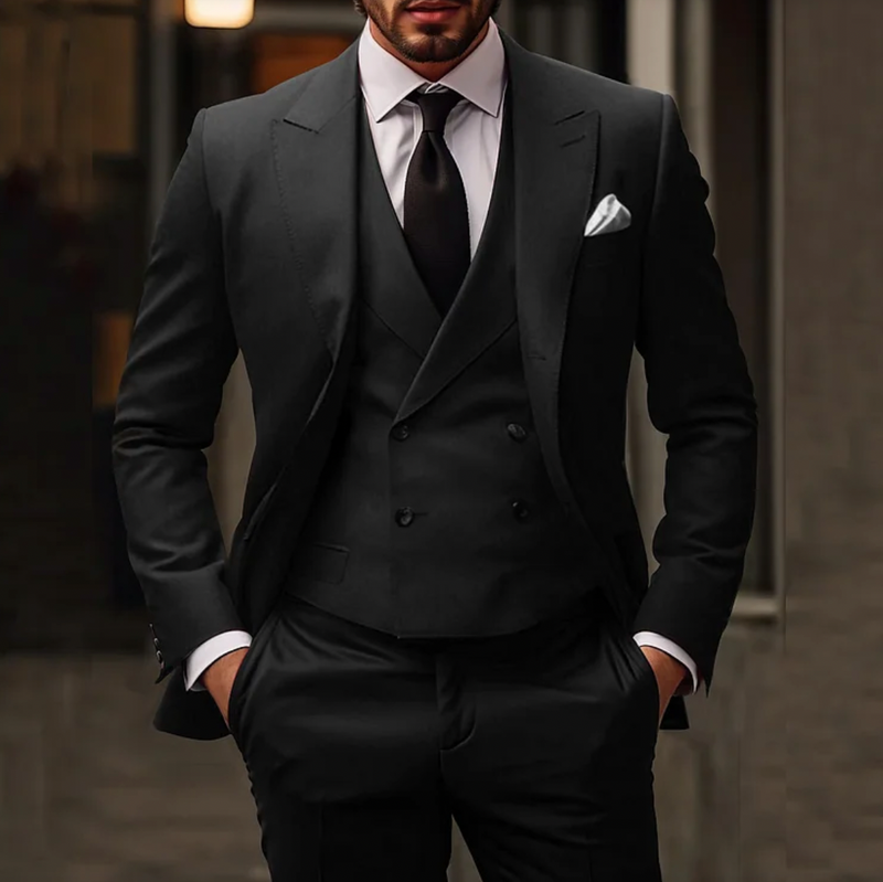 Men's Polished 3-Piece Suit for Formal Occasions – Nathan