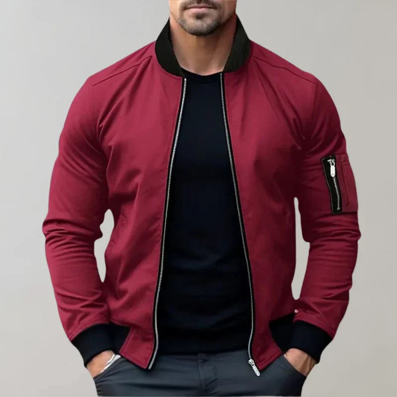 Men's Lightweight Cotton Bomber Jacket for Everyday Style – Henry