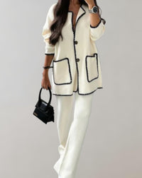 Nora - Wide-Leg Two-Piece Suit