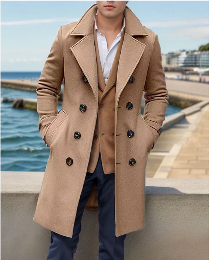 Men's Water-Repellent Trench Coat for All Seasons – Benjamin