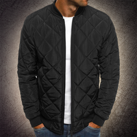 Men's Classic Solid Color Bomber Jacket for Any Occasion – Adam