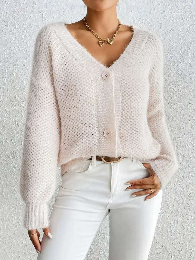 Women's Knitted Cardigan for Winter & Autumn – Sophia