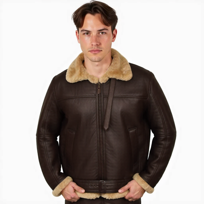 Valerio | Prestige Lambskin Aviator Jacket