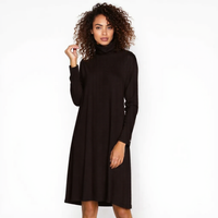 Celestine | Luxe A-Line Turtleneck Dress